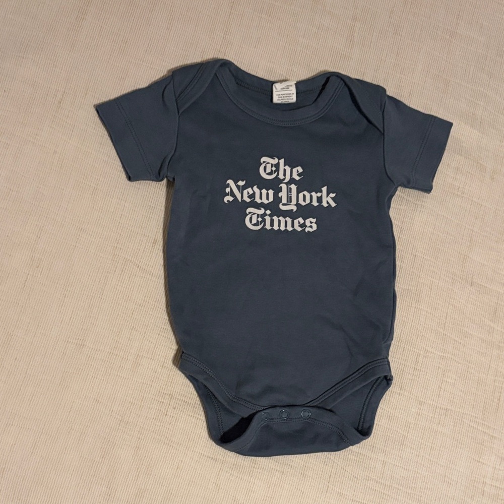 The New York Times baby Onesie- 3/6